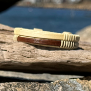 Seasons open weave cuff bracelet